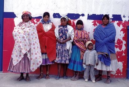 Imagen de archivo de indígenas rarámuris en Ciudad Juárez.