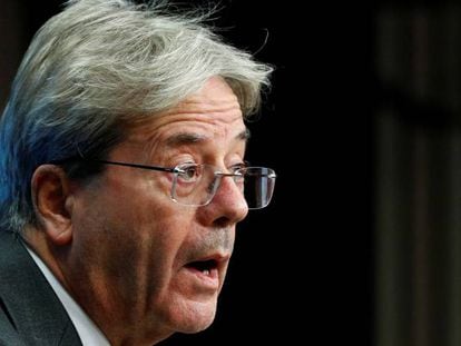 El comisario europeo de Economía, Paolo Gentiloni. 