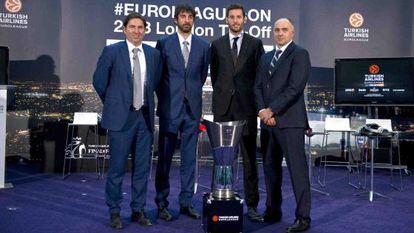 Xavi Pascual, Navarro, Rudy y Pablo Laso.
