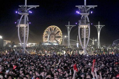 El público abarrotó el escanario principal durante los conciertos de la primera jornada de Rock in Rio.