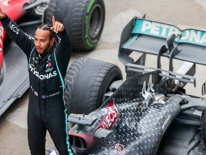 La carrera deportiva de Lewis Hamilton, en imágenes