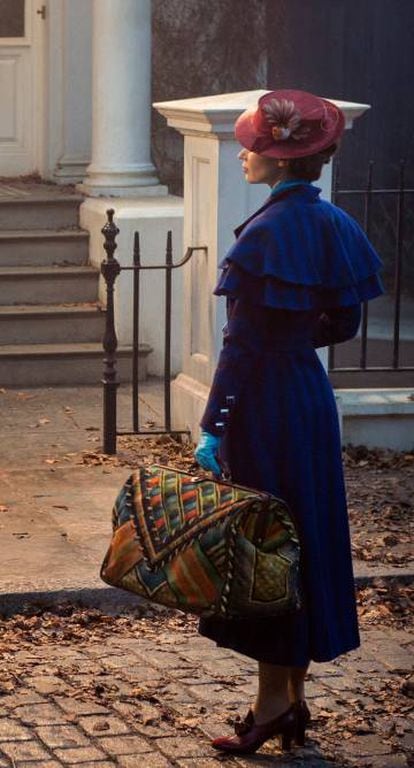 Emily Blunt, como Mary Poppins. 