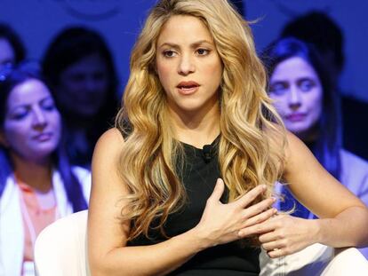 La cantante Shakira.