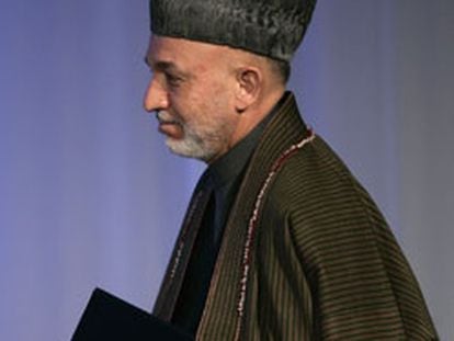 El presidente de Afganistán, Hamid Karzai.