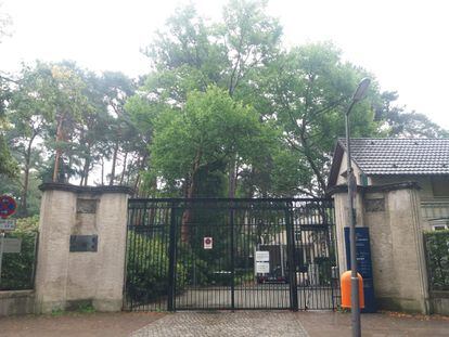 La villa de la conferencia de Wannsee, cerrada.