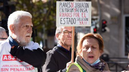 Manifestación para exigir una mejora de las pensiones, el día 19 en Madrid.