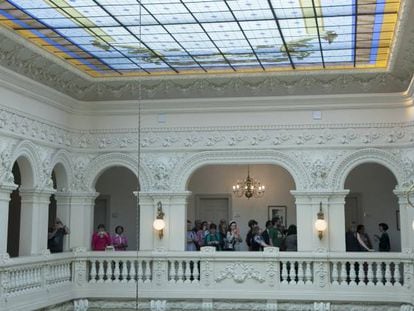  Visita guiada, al Palacio Marqu&eacute;s de Fontalba, actual sede de la Fiscal&iacute;a General del Estado, en Madrid. 