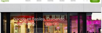Página web de Magnolia.