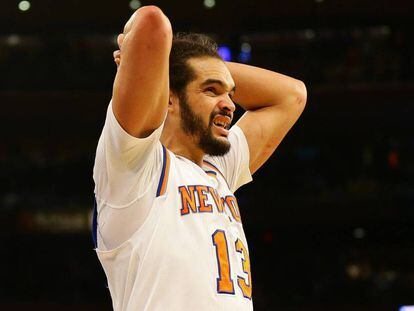 Joakim Noah en un partido con los Knicks esta temporada. 