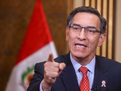 El presidente de Perú, Martín Vizcarra, en una imagen del 5 de julio pasado.