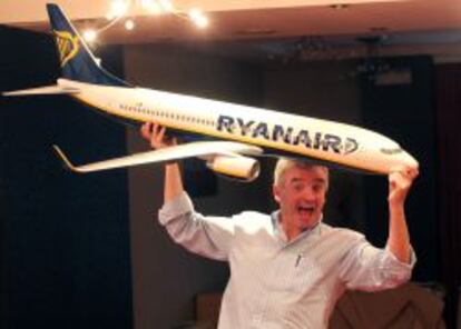 El presiente de la compañía aerea Ryanair, Michael O'Leary.