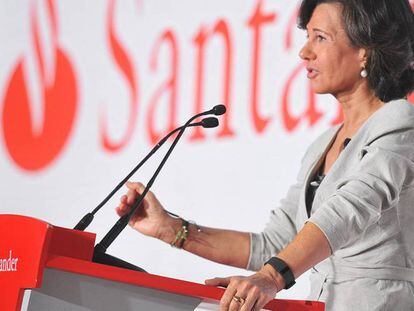 La presidenta del grupo Santander, Ana Bot&iacute;n. EFE