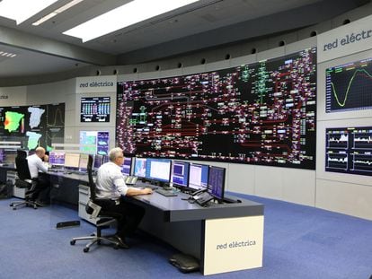 El centro de control de REE, en una imagen de archivo.
