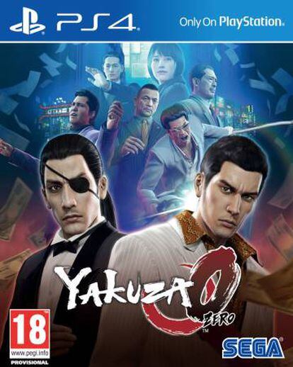 Portada del videojuego 'Yakuza 0'.