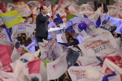 Hollande está cada vez más cerca de la presidencia francesa, cuando los sondeos lo ubican con una ventaja de 58% de los votos en la segunda vuelta.