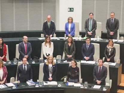 Imagen del pleno del Ayuntamiento de Madrid de este martes
