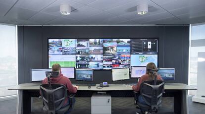 el centro de control de la empresa en Barakaldo (Vizcaya).