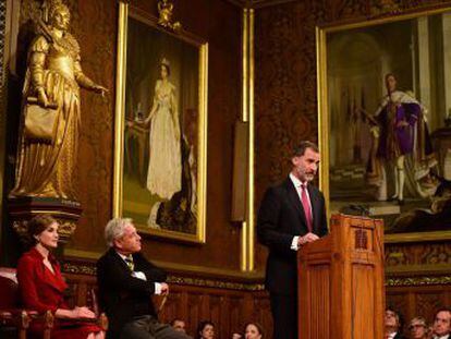 Felipe VI recuerda al Parlamento británico lo que no debe alterar el Brexit