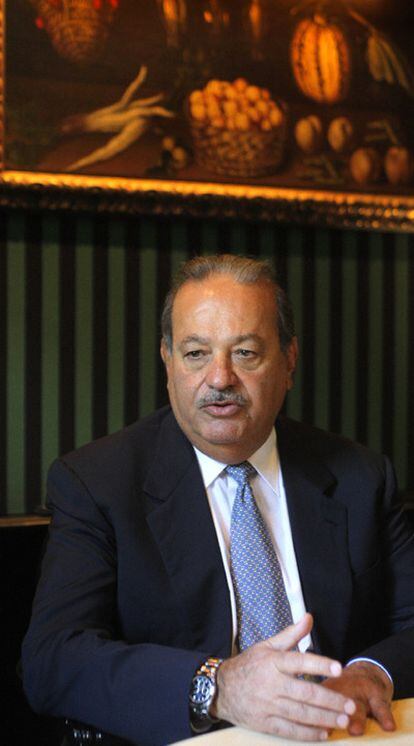 El empresario mexicano Carlos Slim, en Madrid en 2008.