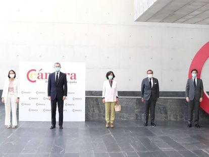 Pleno extraordinario de la Cámara de España.