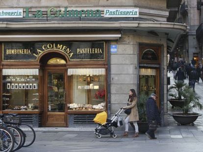La pastelería La Colmena, uno de los negocios afectados.