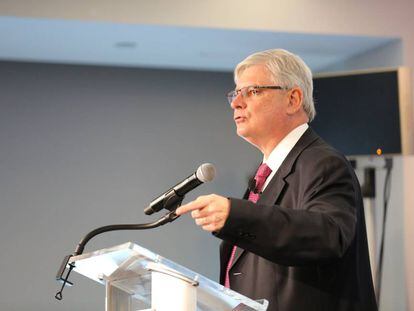 El fiscal general Rodrigo Janot, el mi&eacute;rcoles en Washington