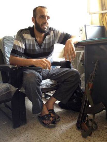 Al Haji, líder rebelde de Alepo.