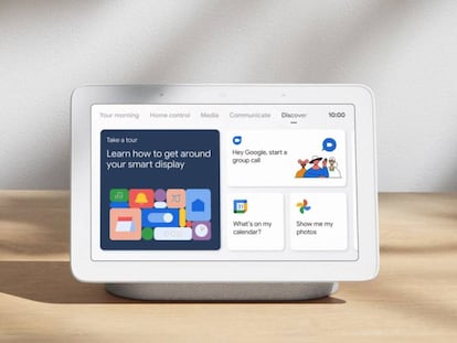 Asistente virtual Nest Hub de Google.