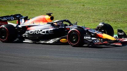 Max Verstappen, de la escudería Red Bull, durante el Gran Premio de Italia este sábado.