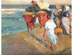 “Sacando la barca, Playa de Valencia”, de Joaquín Sorolla, sale de España por un precio estimado de 1,2 millones de euros.
