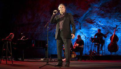 Serrat en el Grec, en 2015.