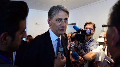 Hammond comparece ante la prensa el 15 de julio