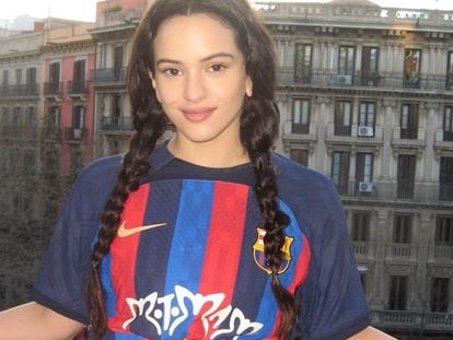 El FC Barcelona lucirá el ‘Motomami’ de Rosalía en la camiseta del Clásico