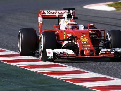 Kimi Raikkonen, en Montmeló