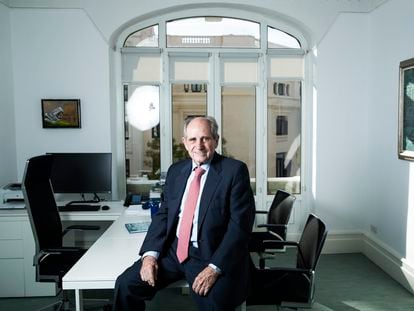 Enrique Centelles, presidente de GED Capital, en la sede de la empresa en Madrid.