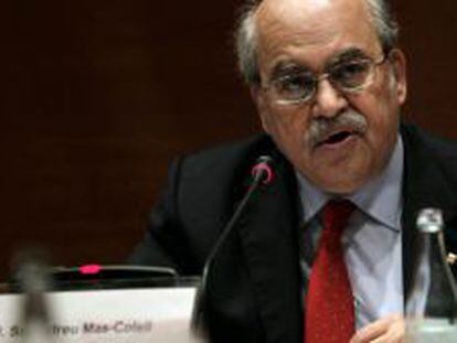 El conseller de Econom&iacute;a, Andreu Mas-Colell.