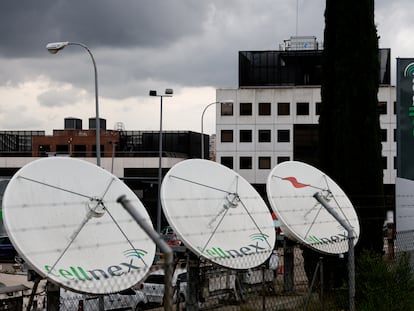 Antenas de Cellnex, en Madrid.