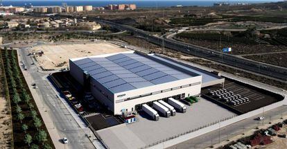 Nueva instalación logística de Amazon en Alicante.