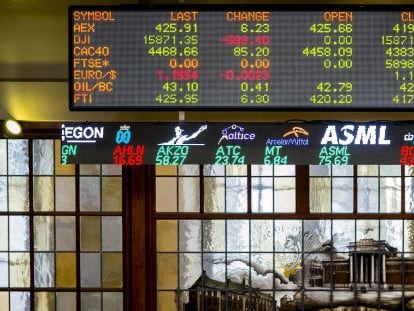 Euronext, la Bolsa de Ámsterdam.