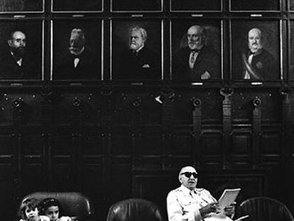 Imagen de archivo de la galería de retratos del Ateneo de Madrid.