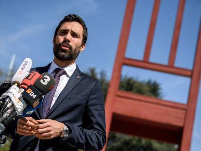 Roger Torrent, presidente del Parlament.