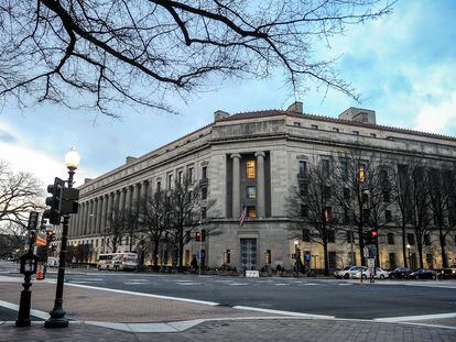 El Departamento de Justicia de Estados Unidos, en Washington.