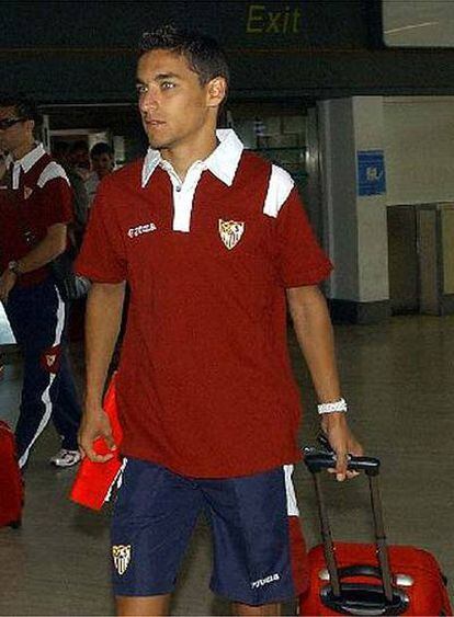 Navas, en el aeropuerto antes de la salida hacia Chicago