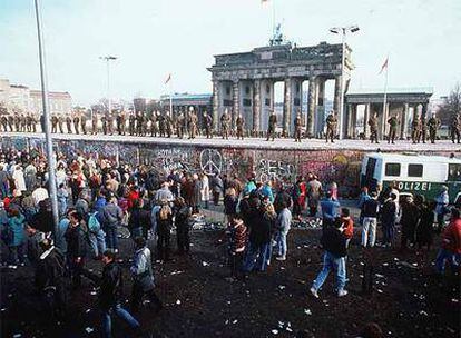 El muro de Berlín.