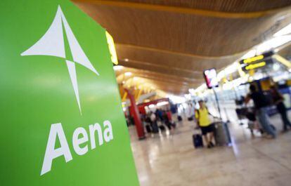 El aeropuerto de barajas, en Madrid, de la red de AENA