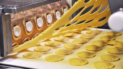 Fábrica de pasta fresca de Ebro Foods en Italia.