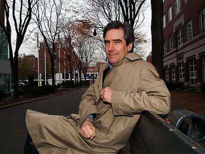 Michael Ignatieff, en el campus de la Universidad de Harvard, en Cambridge (Massachusetts).