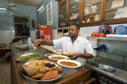 Un restaurante local en Dar es Salaam, en Tanzania