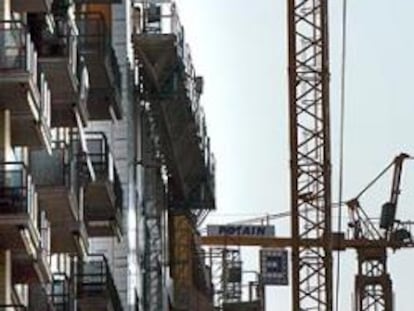 Imagen de viviendas en construcción en Valencia