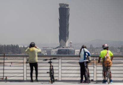 La torre de control del Aeropuerto Internacional Felipe Ángeles.